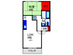 マシオン刀根山の物件間取画像